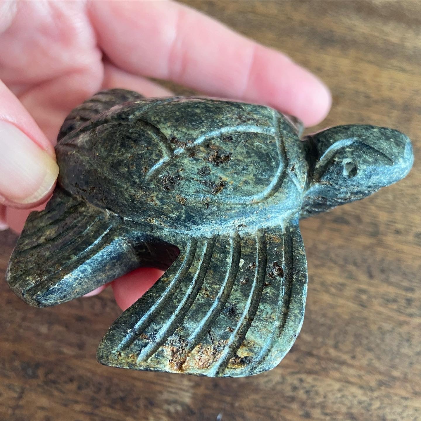 Z Serpentine Sea Turtle Sculpture