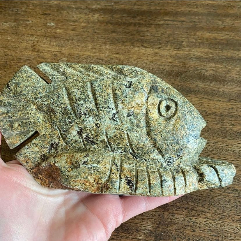 Z Serpentine Fish Sculpture