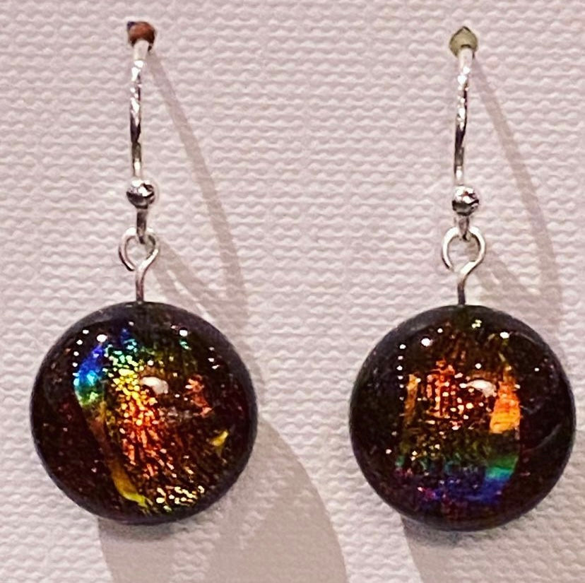 Earrings: ‘Northern Lights’ Handcrafted Glass