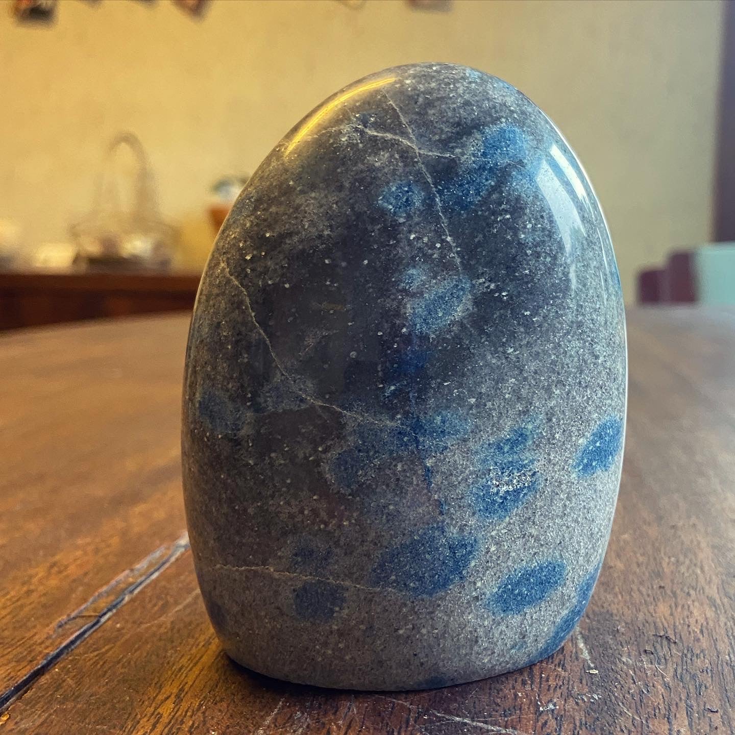 Quartz with Blue Manganese