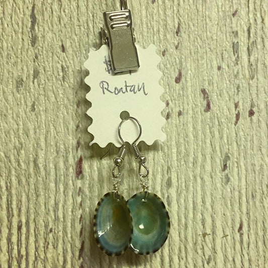 Earrings Sea Shell Handmade Roatan