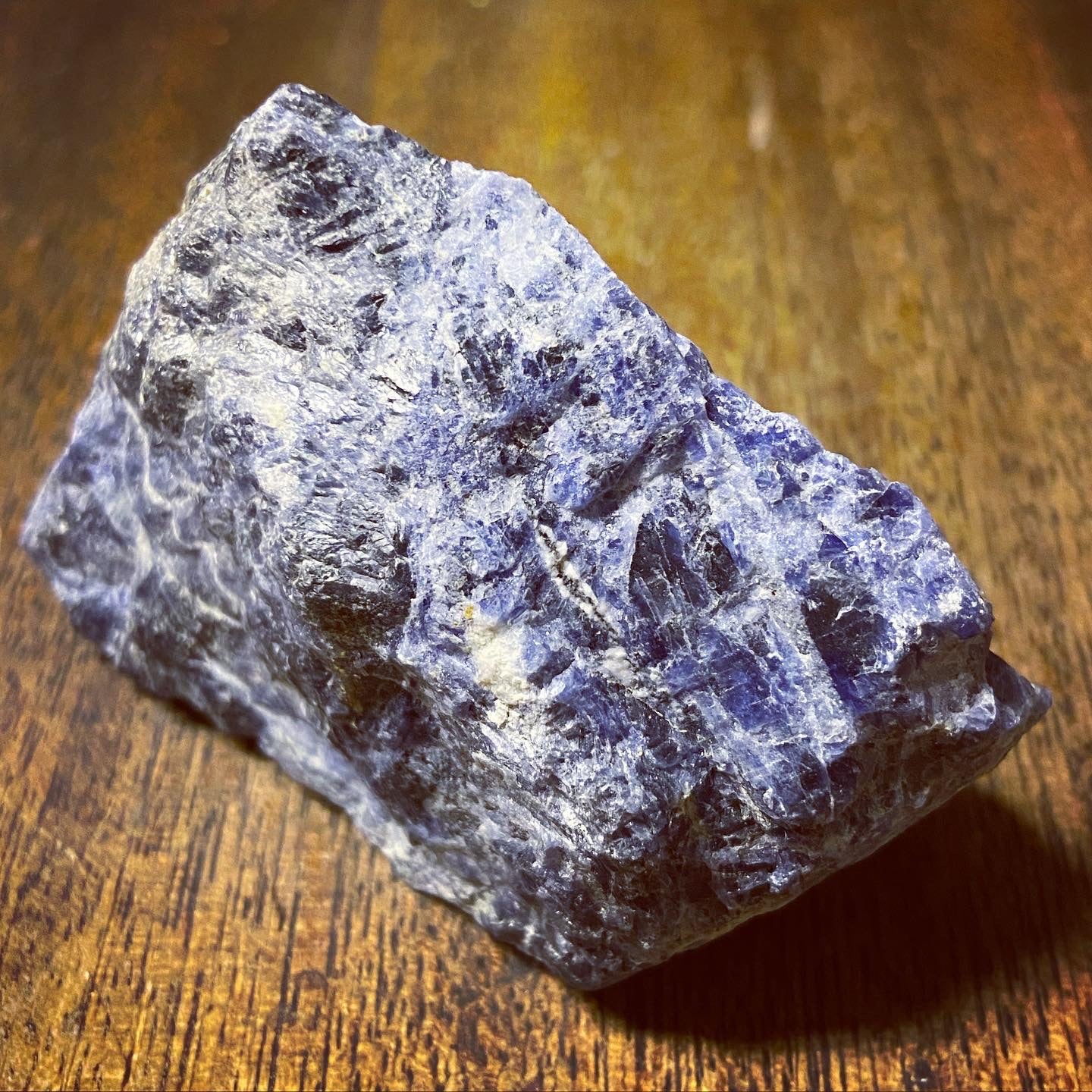 Sodalite (Small 1): 3.25” x  2” x 1.5” (5.54oz)